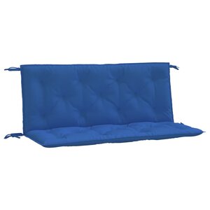 vidaXL Coussins de banc de jardin 2 Pièces bleu 120x50x7 cm tissu Oxford