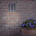 Smartwares Lampe murale solaire avec capteur 0 5 W Argenté GWS-004-DS
