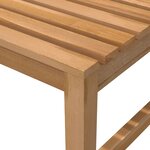 vidaXL Banc de jardin 150 cm Bois de teck massif