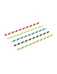 (lot   6000 pailles) paille en carton coloris assortis