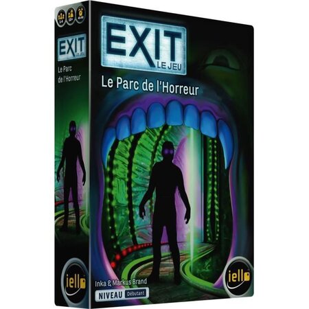 Exit : le jeu - le parc de l'horreur - jeu de société - escape games - iello