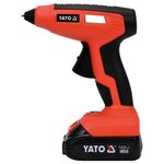 YATO Pistolet à colle à haut débit avec batterie Li-Ion 1 5Ah 11mm 18V