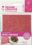 Tapis de Texture pour la Fimo Rose vintage