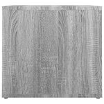 vidaXL Table de chevet Sonoma gris 41x40x36 cm Bois d'ingénierie