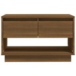 vidaXL Meuble TV Chêne marron 70x41x44 cm Aggloméré