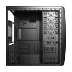 Aerocool Boîtier PC CS-1102 - Noir - Moyen Tour