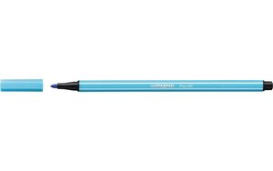 Feutre de dessin pen 68 pointe moyenne 1 mm azur stabilo