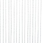 vidaXL Rideau en fils 2 Pièces 140 x 250 cm Blanc