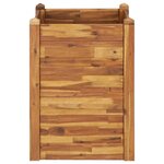 vidaXL Lit surélevé de jardin 60x60x84 cm Bois massif d'acacia