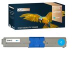 Qualitoner x1 toner 44973535 cyan compatible pour oki