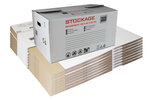 Lot de 20 caisses de stockage 70L