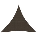 vidaXL Voile d'ombrage 160 g/m² Marron 4 5x4 5x4 5 m PEHD