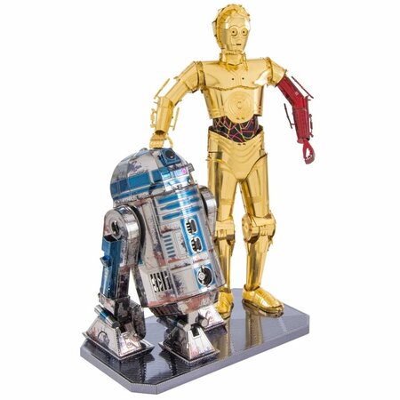 Metal earth kit de modèle 3d marvel star wars r2d2 & c-3po 570276