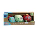 Vtech - tut tut bolides - coffret trio ecolo (pompier + camion poubelle + p'tit camion)