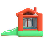 Happy Hop Château gonflable avec toboggan 272x257x220 cm PVC