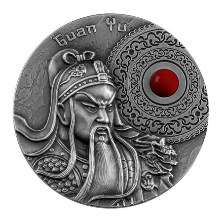 GUAN YU 2 onces argent monnaie 5 Dollars Niue 2021