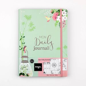 Carnet Bullet Journal Bien-être Fleuri - Draeger paris