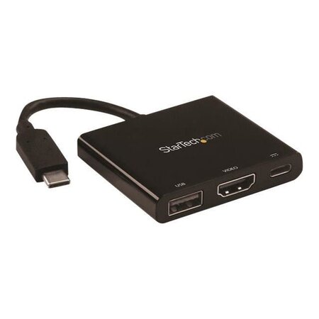 Startech.com adaptateur multifonction usb-c vers hdmi 4k avec usb power delivery et port usb-a