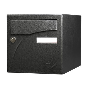 Boîte aux lettres Préface 1 porte, Noir décor RAL 9005D
