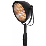 Sunred Chauffage sur pied Indus 2100 W Halogène Noir