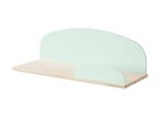 KIDDY Lit et sommier + Chevet 1 porte + Etagere 45cm + Etagère 65cm + Barrière de sécurité