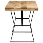 vidaXL Table de salle à manger 120x60x76 cm Bois solide de manguier