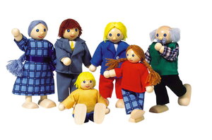 Famille de la ville Poupées articulées - Goki