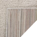 vidaXL Tapis shaggy à poils longs Crème 140x200 cm