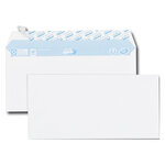 Enveloppe 110 x 220 mm 80 g sans fenêtre blanche - boîte de 70 - gpv