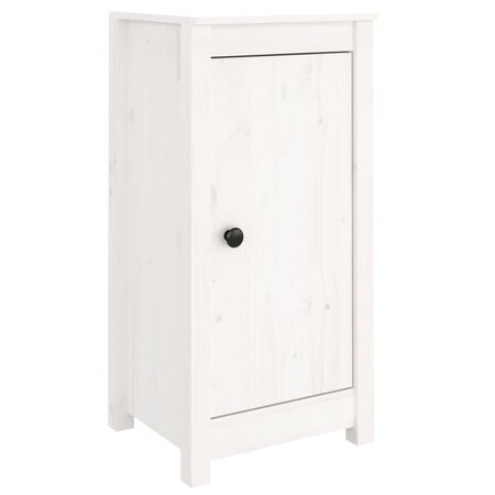 vidaXL Buffets 2 Pièces Blanc 40x35x80 cm Bois massif de pin