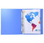 Sachet 10 Pochettes Perforées Polypropylène Lisse A3 Pliées - X 5 - Exacompta