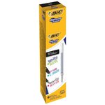 BIC Gel-ocity Illusion Recharges Stylo Gel Effaçable Pointe Moyenne (0,7 mm) - Noir, Boîte de 12