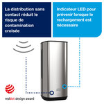 Distributeur de savon tork s4 intuition - gris métal
