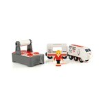 Brio World Train de Voyageur Radiocommandé - Accessoire son & lumiere Circuit de train en bois - Ravensburger - Des 3 ans - 33510