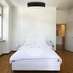 Smartwares plafonnier 60x60x10 cm noir