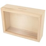 Tirelire Cadre 12X17X5 Cm - Bois
