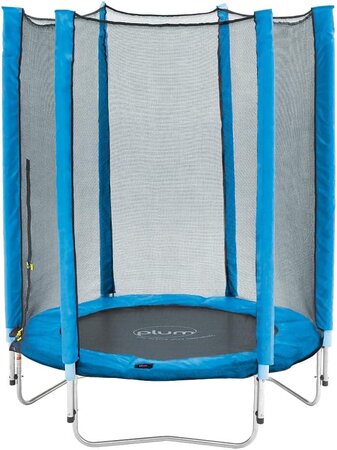 Trampoline bleu et filet de sécurité junior de 4 5"