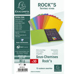 Paquet De 30 Sous-chemises Rock''s 80 - 22x31cm - X 10 - Exacompta