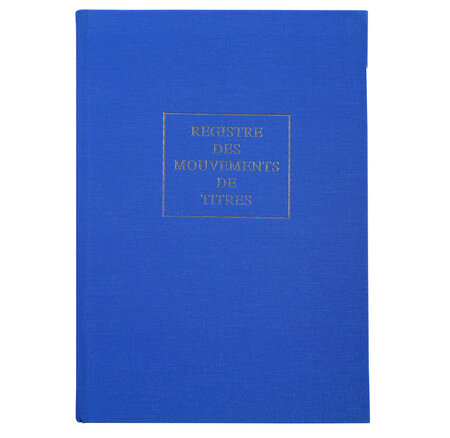 Registre 297x210 Présence Aux Délibérations Du Conseil 100 Pages - Noir Toilé - Exacompta