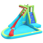 Happy Hop Toboggan à eau gonflable avec piscine 356x300x230 cm PVC
