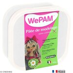 Porcelaine froide à modeler WePam 145 g Blanc nacré