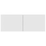 vidaXL Meubles TV 2 Pièces Blanc 80x30x30 cm Bois d'ingénierie