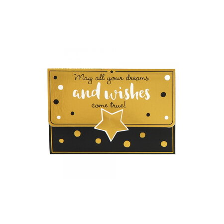 Petite pochette avec un emplacement a billet - dreams and wishes come true !