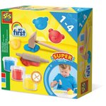 Ses creative pâte a modeler avec outils - 3 x 90 g
