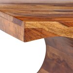 vidaXL Table basse Bois massif de Sesham 90 x 50 x 35 cm
