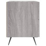 vidaXL Table de chevet gris sonoma 40x35x47 5 cm bois d’ingénierie