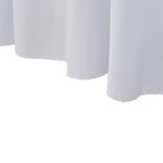 vidaXL Nappes élastiques de table avec jupon 2 Pièces 120x60 5x74cm Blanc