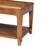 vidaXL Table basse Bois massif 88 x 50 x 38 cm