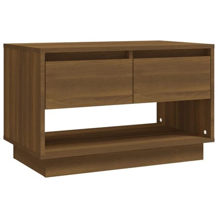 vidaXL Meuble TV Chêne marron 70x41x44 cm Aggloméré
