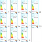 Philips - eclairage salle de bain hydrate ip21 l16 5 cm - chrome